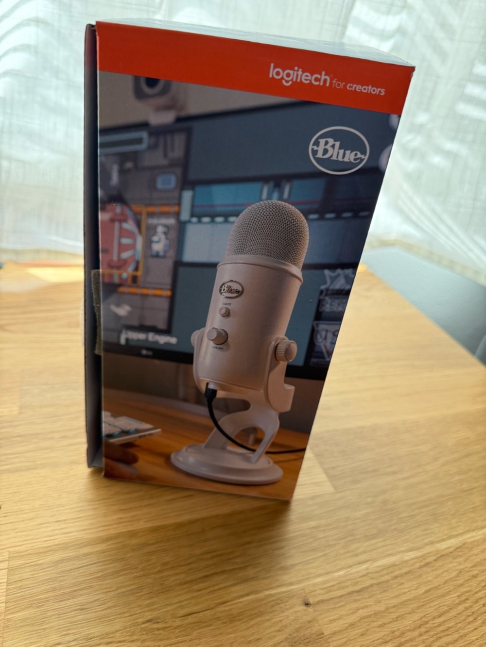 Logitech White USB Desktop Microphone